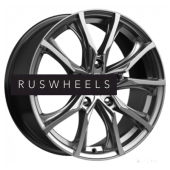 Диски КИК 7,5x17/5x112 ET47 D66,6 Твист-оригинал (КС697М) Дарк платинум
