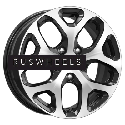 Диски КИК 6,5x16/4x100 ET43 D60,1 КС869 Алмаз черный