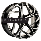 Диски Khomen Wheels 7x17/5x112 ET40 D57,1 KHW1716 (Kodiaq/Tiguan) Black-FP Диски Khomen Wheels 7x17/5x112 ET40 D57,1 KHW1716 (Kodiaq/Tiguan) Black-FP