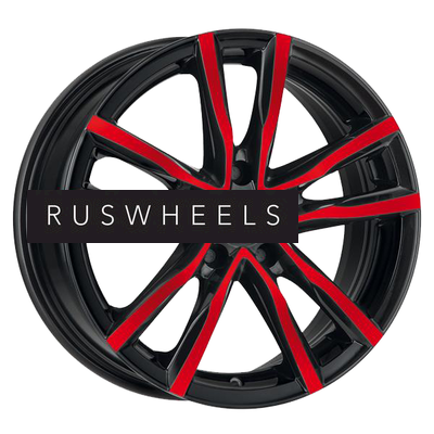 Диски MAK 6,5x16/5x114,3 ET40 D76 Milano Black Red Face Диски MAK 6,5x16/5x114,3 ET40 D76 Milano Black Red Face