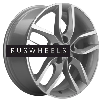 Диски Khomen Wheels 6,5x17/5x114,3 ET45 D66,1 KHW1708 (Nissan Tiida) F-Silver-FP