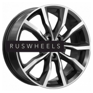 Диски КИК 7,5x18/5x114,3 ET37 D66,6 Портер (КС906) Алмаз черный