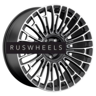 Диски LS Forged 11x22/5x130 ET62 D71,6 LS FG25 MBF (конус, Колпак+лого)