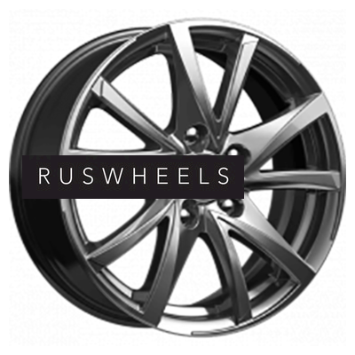 Диски КИК 6,5x16/5x114,3 ET50 D66,1 Игуана-оригинал (КС570) Дарк платинум Диски КИК 6,5x16/5x114,3 ET50 D66,1 Игуана-оригинал (КС570) Дарк платинум