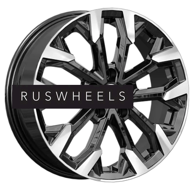 Диски КИК 6,5x17/5x105 ET38 D56,6 Морейн (КС1046) Алмаз черный