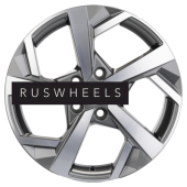 Диски Khomen Wheels 7x17/5x114,3 ET39 D60,1 KHW1712 (RAV4) Gray-FP