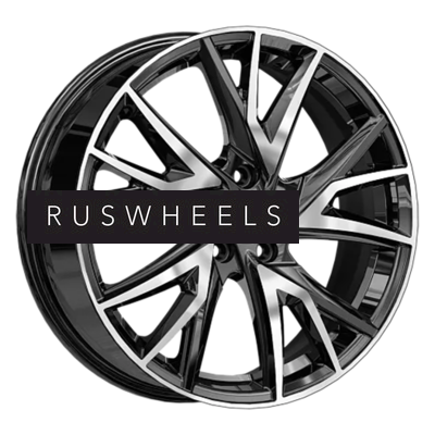 Диски КИК 6,5x18/5x112 ET38 D66,6 Кайлас (КС1054) Алмаз черный