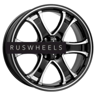 Диски КИК 7,5x18/6x139,7 ET33 D100,1 Балеар-оригинал (КС727) Алмаз черный