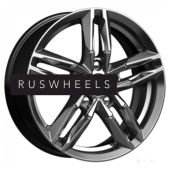 Диски КИК 6x16/5x108 ET45 D67,1 Sayan (КС731) Дарк платинум