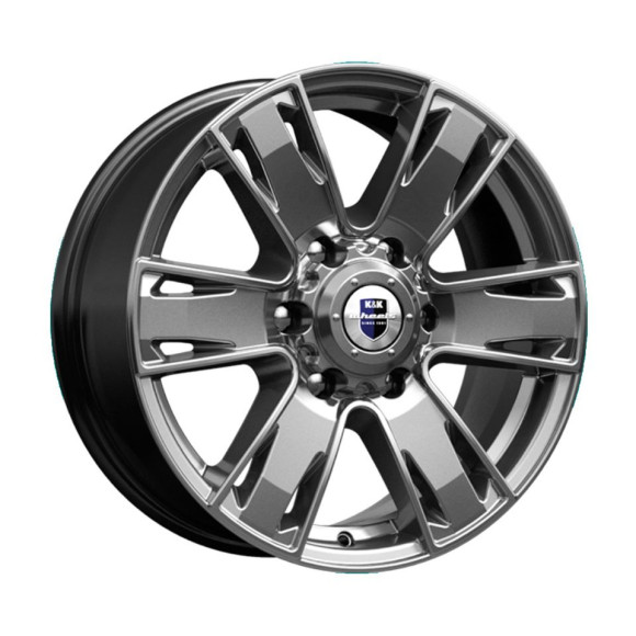 Диски КиК 7,0\R17 6*139.7 ET38 d100.1 Дарк платинум