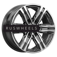 Диски КИК 7,5x17/6x139,7 ET30 D106,1 R8 (КС1174) Алмаз черный Диски КИК 7,5x17/6x139,7 ET30 D106,1 R8 (КС1174) Алмаз черный