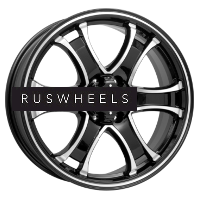 Диски КИК 7,5x18/6x139,7 ET38 D67,1 Балеар (КС727) Алмаз черный