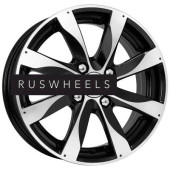 Диски K&K 6x15/4x100 ET38 D67,1 Джемини (КС617) Алмаз черный Диски K&K 6x15/4x100 ET38 D67,1 Джемини (КС617) Алмаз черный