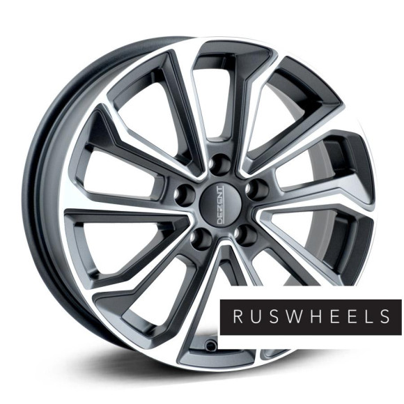 Диски Dezent R16 / 6.5J PCD 5x114.3 ЕТ 42.5 ЦО 67.1 KS dark