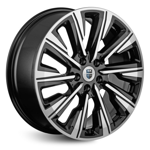 Диски КиК 7.5\R19 5*114.3 ET45 d66.6 Алмаз черный