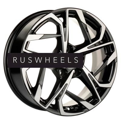 Диски Khomen Wheels 7x17/5x110 ET45 D67,1 KHW1716 (DFM580) Black-FP