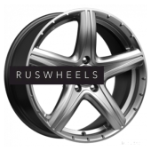 Диски КИК 7,5x17/5x114,3 ET38 D66,1 Барракуда (КС567) Дарк платинум