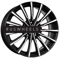 Диски КИК 5,5x14/4x100 ET39 D67,1 Акцент (КС641) Алмаз черный