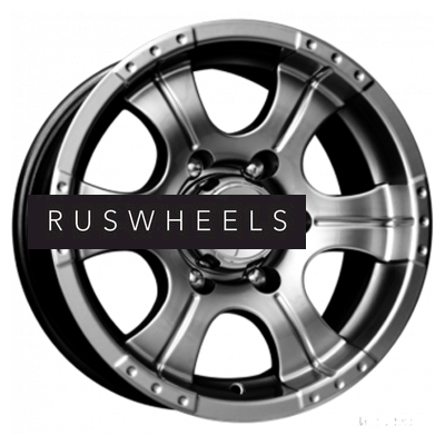 Диски КИК 8x16/5x139,7 ET-15 D110,1 Байконур Джип-рейд (КС465М) Дарк платинум Диски КИК 8x16/5x139,7 ET-15 D110,1 Байконур Джип-рейд (КС465М) Дарк платинум