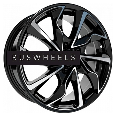 Диски СКАД 7x17/5x114,3 ET47 D66,1 Marseille (КЛ238) Алмаз (АРС 014 black)
