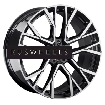 Диски LS Forged 10x21/5x112 ET44 D66,6 LS FG07 BKF (конус, C570)