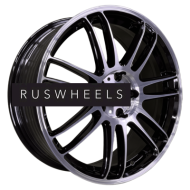 Диски INCH 8x18/5x108 ET45 D63,4 FA8535 Gloss Black Machined Face (ZJH) FlowForming