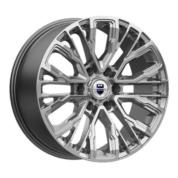 Диски КиК 8.5\R19 6*139.7 ET25 d106.1 Дарк платинум Диски КиК 8.5\R19 6*139.7 ET25 d106.1 Дарк платинум