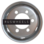 Грузовые диски Better 6x17,5/6x222,25 ET135 D164 Sil (10 мм) 1 800 кг футорка, с вент.