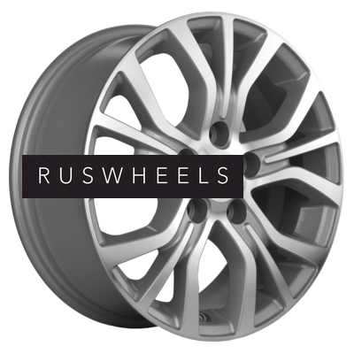 Диски Khomen Wheels 6,5x16/5x114,3 ET45 D54,1 KHW1608 (Geely Coolray) F-Silver-FP