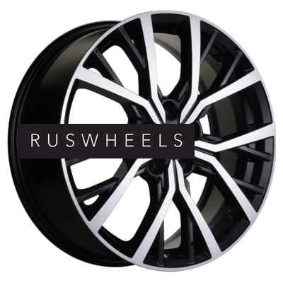 Диски Khomen Wheels 7x18/5x114,3 ET37 D66,5 KHW1806 (Dargo/Jolion) Black-FP