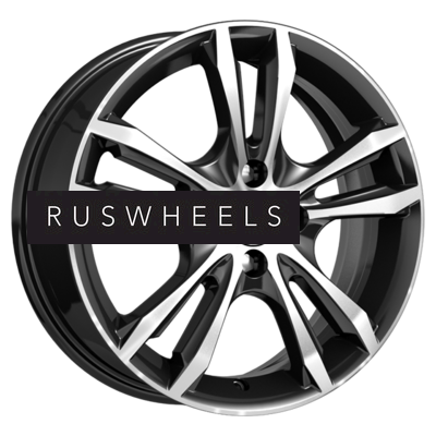 Диски K&K 6x16/5x112 ET45 D66,6 Samara (КС866) Алмаз черный SK