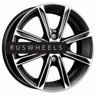 Диски КИК 5x14/4x98 ET35 D58,5 Флэш (КС698) Алмаз черный