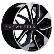 Диски Khomen Wheels 7x17/5x108 ET43 D65,1 KHW1703 (DFM AX 7) Black-FP Диски Khomen Wheels 7x17/5x108 ET43 D65,1 KHW1703 (DFM AX 7) Black-FP