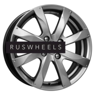 Диски КИК 6x15/4x100 ET37 D60,1 Джемини-оригинал (КС617) Дарк платинум Диски КИК 6x15/4x100 ET37 D60,1 Джемини-оригинал (КС617) Дарк платинум