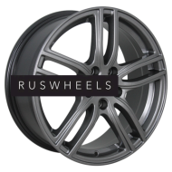 Диски СКАД 7x17/5x100 ET48 D56,1 Брайтон (КЛ311) Графит