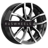 Диски КИК 6,5x15/5x100 ET38 D57,1 Фрост (КС1048) Алмаз черный Диски КИК 6,5x15/5x100 ET38 D57,1 Фрост (КС1048) Алмаз черный