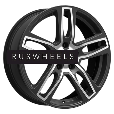 Диски СКАД 7x18/5x114,3 ET37 D66,6 Женева (КЛ224) Алмаз бархат новый