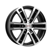 Диски КиК 7.5\R17 6*139.7 ET38 d67.1 Алмаз черный Диски КиК 7.5\R17 6*139.7 ET38 d67.1 Алмаз черный