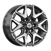 Диски КиК 7.5\R18 6*139.7 ET36 d100.1 Алмаз черный Диски КиК 7.5\R18 6*139.7 ET36 d100.1 Алмаз черный