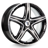 Диски КиК 7.5\R17 5*114.3 ET38 d66.1 Алмаз черный
