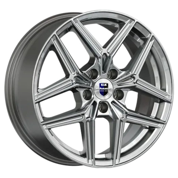 Диски КиК  Юнион (КС1025)  7,0\R17 5*114,3 ET50  d67,1  Дарк платинум  [79659]