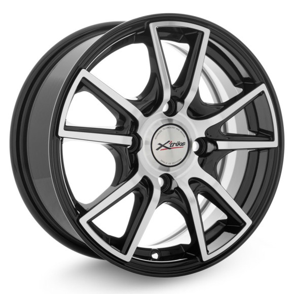 Диски X'trike  X-104  6,0\R14 4*114,3 ET38  d67,1  BK/FP  [10861]