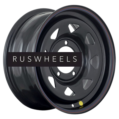Диски Off-Road Wheels 7x15/5x139,7 ET-19 D110 УАЗ (треуг. мелкий) Черный