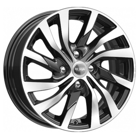 Диски КиК  Kia Rio 2 (КСr882)  6,0\R15 4*100 ET46  d54,1  Алмаз черный  [74641]