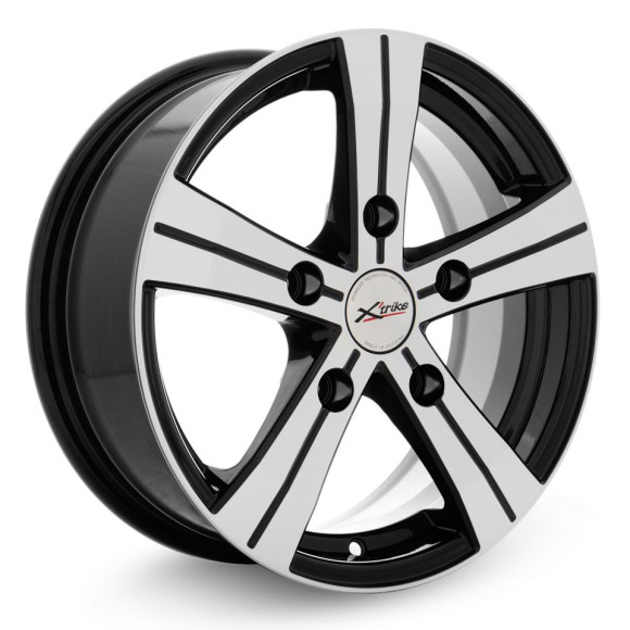 Диски X'trike  X-121  6,0\R15 5*139,7 ET40  d98  BK/FP  [30145]
