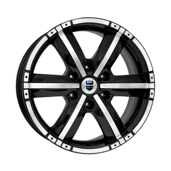 Диски КиК 7.5\R17 6*139.7 ET25 d67.1 Алмаз черный Диски КиК 7.5\R17 6*139.7 ET25 d67.1 Алмаз черный