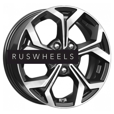 Диски КИК 6,5x16/5x114,3 ET50 D67,1 КС878 Алмаз черный