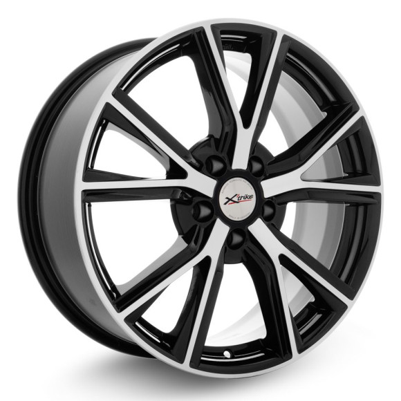 Диски X'trike  X-122  7,5\R18 5*100 ET38  d67,1  BK/FP  [64143]