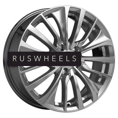 Диски КИК 6,5x17/5x108 ET43 D67,1 Flanker (КС1097) Дарк платинум