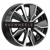 Диски КИК 6,5x16/5x100 ET38 D57,1 Гамбит (КС961) Алмаз черный Диски КИК 6,5x16/5x100 ET38 D57,1 Гамбит (КС961) Алмаз черный